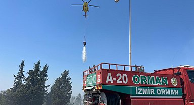 İzmir'de orman yangını