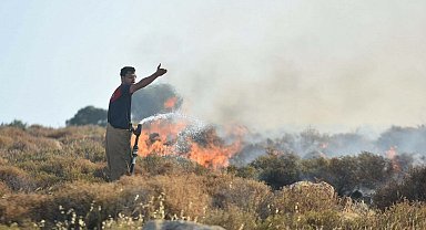 İzmir'deki orman yangını 2'nci gününde