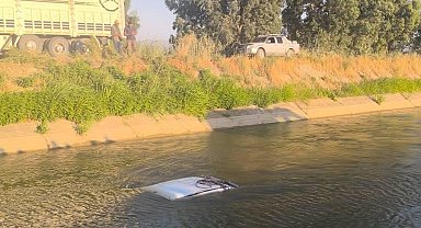 Kamyonetle sulama kanalına düşen ziraat mühendisi öldü