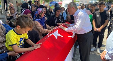 Kanserden ölen uzman jandarma, askeri törenle toprağa verildi