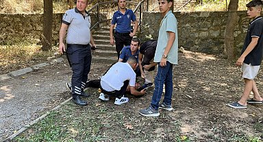 Kar maskeli saldırgan, 16 yaşındaki Ayhan'ı kesici aletle başından yaraladı