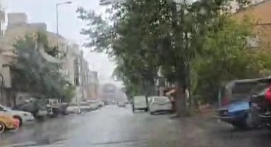 Kayseri Develi'de sağanak etkili oldu