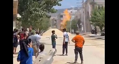 Kilis'te doğal gaz borusu patladı