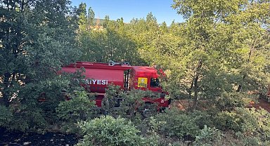 Konya'da orman yangını, kısa sürede söndürüldü