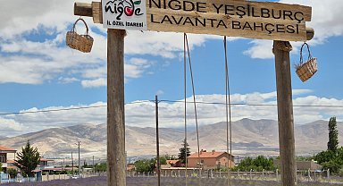 Lavanta bahçesiyle köy, turizm merkezi haline geldi