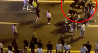 Mardin'de motosikletin çarptığı yaya öldü; kaza sonrası kamerada