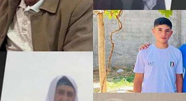 Mersin'deki kazada ölen aynı aileden 5 kişi, yan yana toprağa verildi