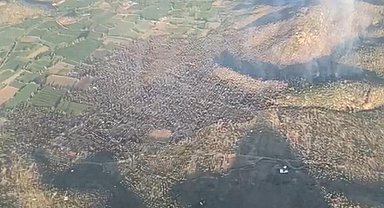 Milas'taki zeytinlik yangını 12 saatte kontrol altına alındı