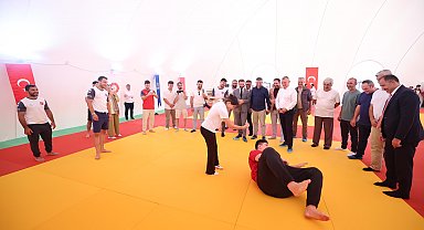 Milli judocular Los Angeles Olimpiyatları'na Emre Yazgan'ın adını taşıyan tesiste hazırlanacak