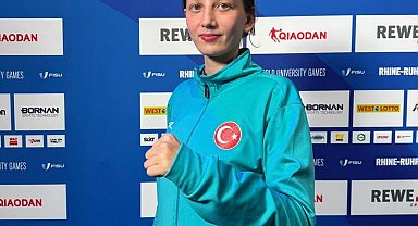 Milli taekwondocu Şevval Çakal'dan altın madalya