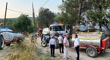 Mudurnu'da atıl kümeste çıkan yangın ormana sıçradı; alevler büyümeden söndürüldü