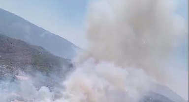 Muğla'da tarım arazisinde yangın