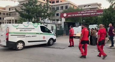 Orman şehitlerinin naaşları Ankara Adli Tıp Kurumu'na getirildi