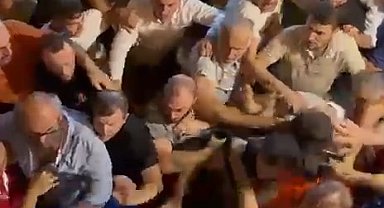 Rize'de amatör turnuvadaki arbede kamerada