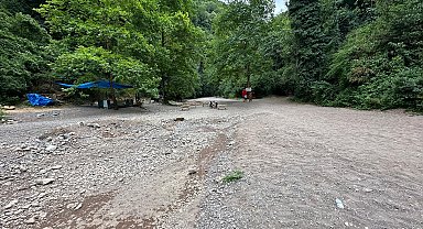 Sakarya'da Maden Deresi ve şelalesi kurudu