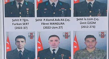 Şehit 12 asker için Hakkari'de tören