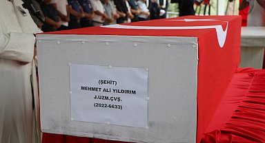 Şehit uzman çavuş son yolculuğuna uğurlandı