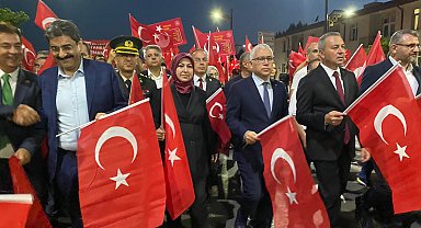 Sivas'ta '15 Temmuz' yürüyüşü