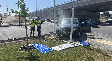 Sivas'ta cip ile otomobil çarpıştı: 4 yaralı