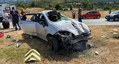 Takla atan otomobildeki 7 yaşındaki Azra öldü, ailesi yaralı