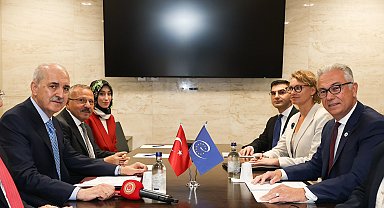 TBMM Başkanı Kurtulmuş, AKPM Başkanı Rousopoulos ile görüştü