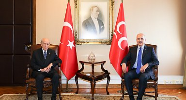 TBMM Başkanı Kurtulmuş, Bahçeli'yi ziyaret etti