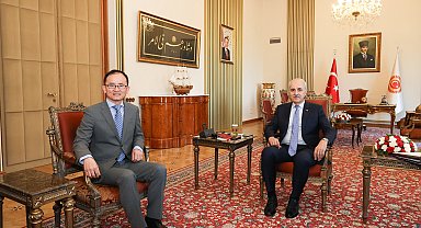 TBMM Başkanı Kurtulmuş, Çin'in Ankara Büyükelçisini kabul etti