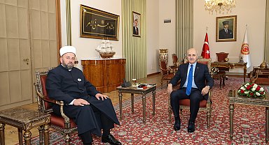 TBMM Başkanı Kurtulmuş, Karadağ İslam Birliği Başkanı Fejzic'i kabul etti