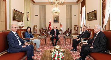 TBMM Başkanı Kurtulmuş, Meclis başkanvekillerini kabul etti
