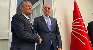 TBMM Başkanı Kurtulmuş, Özel'i ziyaret etti