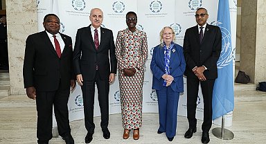 TBMM Başkanı Kurtulmuş'un katılımıyla 6'ncı Dünya Parlamento Başkanları Konferansı Cenevre'de başladı