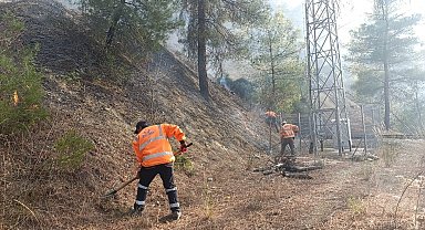TCDD ekipleri, Bilecik–Osmaneli hattında demiryolu altyapısına kadar ilerleyen alevlerin kontrol altına alındığını aktardı