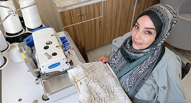 Tekerlekli sandalyeyle hayata tutundu