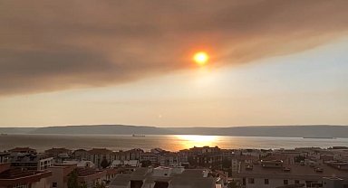Tekirdağ'da orman yangını; alevler Çanakkale sınırına geçti