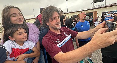 Trabzonspor'un Erzurum kampındaki üçüncü taraftar buluşması da coşkulu geçti