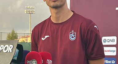 Trabzonsporlu genç oyuncu Salih Malkoçoğlu: Elimizden gelenin en iyisini yapmaya çalışıyoruz