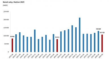 TÜİK: Haziranda 107 bin 723 konut satışı gerçekleşti