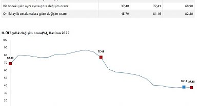 TÜİK: Hizmet üretici fiyatları haziranda arttı