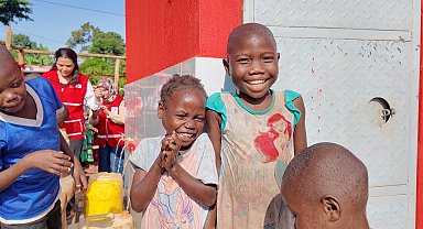 Türk Kızılay, Uganda'da 10 su kuyusu açtığını duyurdu