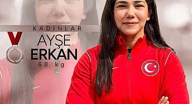 U20 Avrupa Güreş Şampiyonası'nda Ayşe Erkan bronz madalya kazandı