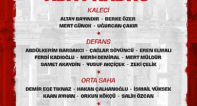 A Milli Takım'ın Gürcistan ve İspanya maçları aday kadrosu açıklandı