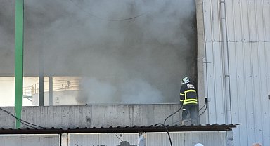 Adana'da etanol fabrikasında çıkan yangın söndürüldü