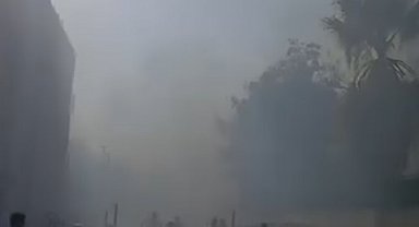 Adana'da mahalleliyi tedirgin eden yangın; bazı evler tahliye edildi