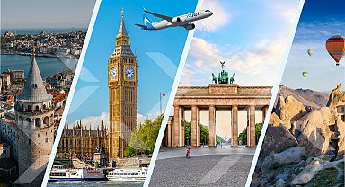 AJet ile 9 Avrupa ülkesine 9 Euro'dan uçuş imkanı