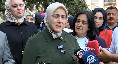 AK Parti Genel Merkez Kadın Kolları Başkanı Ercan'dan Bursa'daki yangın bölgesine ziyaret