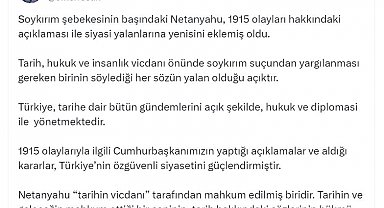 AK Parti'li Çelik: Netanyahu'nun tarih hakkındaki sözlerinin hükmü yoktur