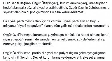 AK Parti'li Çelik: Özgür Özel'in üslubu, meşru siyasetin dışına çıkmıştır