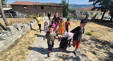 Amasya'da çocuklar yağmur duasına çıktı