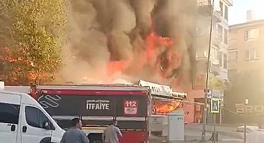 Ankara'da avizecideki yangın zarara yol açtı