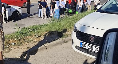 Ankara'da motosiklet devrildi: 1 ölü, 1 yaralı